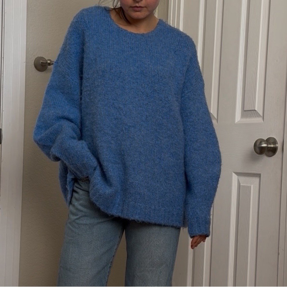 Pistola Soft Blue Crew Neck Sweater